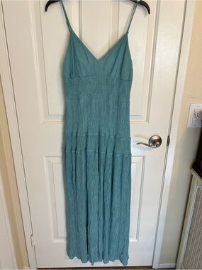Blu Pepper Spaghetti Strap Maxi Dress S